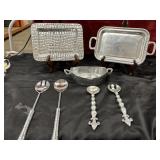 7 pc. Beatriz Ball aluminum alloy silver serving