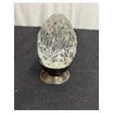Waterford Crystal Annual EGG on  Silver Stand