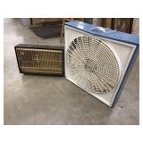 Heater/Box Fan Combo.