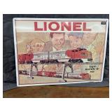 Lionel Santa Fe Train 027 Super "O" Metal Sign