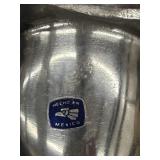 2 pc. hammered texture that creates a reflective,
