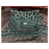 handcrafted fused glass bowl inspired by sea
