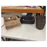 Lot of Wicker Baskets