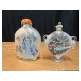 Chinese inside-painted snuff bottles.