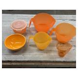 BUNDLE 4pc Rachel Ray Orange Plasticware