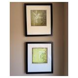 3pc ï¿½Wings with Damaskï¿½ Green Hummingbird Hanging