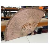 Decorative bamboo wall fans