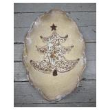 Etta B Pottery Candy Platter With Christmas Tree