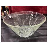 4 pc. crystal salad serving bowl.,crystal bowl ,