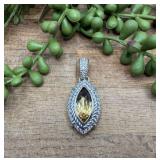 JUDITH RIPKA .925 Sterling Silver Marquise