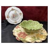 6 pc. Pastel Flowers Seymour Mann hanging glass