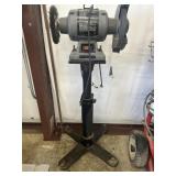 Industrial Electric Bench Grinder on Stand