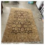 Canora Grey Stites Wool Pile Oriental Rug in Dark