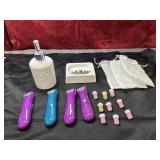 White ceramic Fleur de Lis soap dispenser