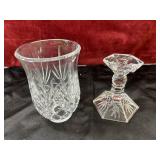 Shannon fine crystal Lexington Hurricane Lamp.