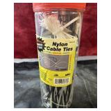 200 Nylon Cable Zip Ties In Canister