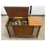 1960s MCM Sears Silvertone Stereo Console