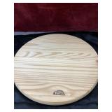unfinished round pine wood edge-glued board