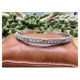 JUDITH RIPKA .925 Sterling Silver Cuff Bracelet
