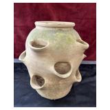 Vintage Terracotta Strawberry Planter Pot