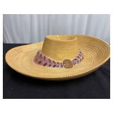 Ceramic Cowboy Hat Chip & Dip Plate Western Server