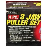 Pittsburg 4 pc. 3 Jaw puller set .