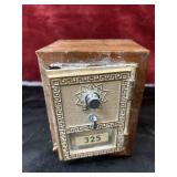 Antique Post Office Box with Brass 325 Door, Needs