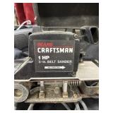 Sears craftsman 1 Hp 3- in. Belt Sander in Case