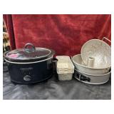 Crock Pot Slow Cooker Baking Loaf Pans Colander