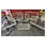 6 pc. Pyrex and Anchor Hocking Glass Baking Dishes