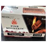 Mountain StarterLogg firestarter box containing