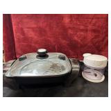 Oster Electric Skillet & Pampered Chef Manual Food