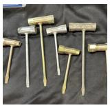 assorted small maintenance tools, hand-operated