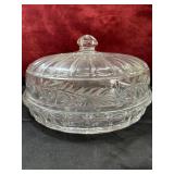 Shannon Crystal Cake Plate with Dome Lid