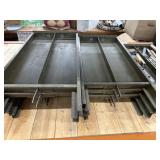10 Green Metal Drawers from Printing Press Cabinet