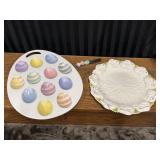 Easter Bundle - Egg Plate, Bunny Plate, Spreader