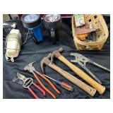 Tools, 2 Flashlights, Drivers, Vintage Telephone