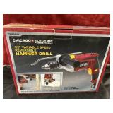 Chicago electric power tools. 1/2 variable sped