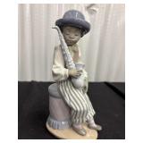 Lladro "Jazz Sax" Porcelain Figurine From the