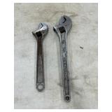 2 Crescent Adjustable Wrenches Hand Tools