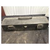 Black Plastic Carry Tool Box