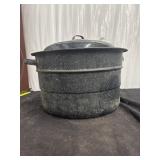 Granite Ware 21.5 quart black speckled enamel