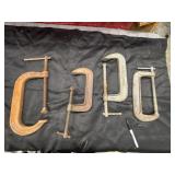 Assorted C-Clamps