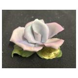 Vintage Capodimonte Italian porcelain rose