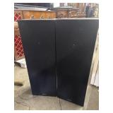 Vintage Sanyo floor-standing tower speakers