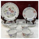 12 pc. vintage Royal Doulton Everyday Ambleside
