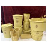 16pc. Vintage Tupperware Servalier Gold Set