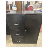 Cole-Steel 5-drawer filing cabinet
