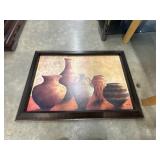 Framed art print titled "Vessels of Marrakesh" by