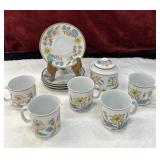 11 pc. Josefina Loucky Czechoslovakia porcelain